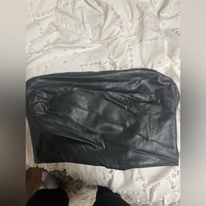 Black Leather bustier